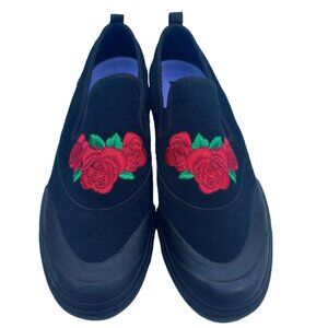Adidas Matchcourt Slip On Men’s Size 12 Embroidered Roses Nakel Smith